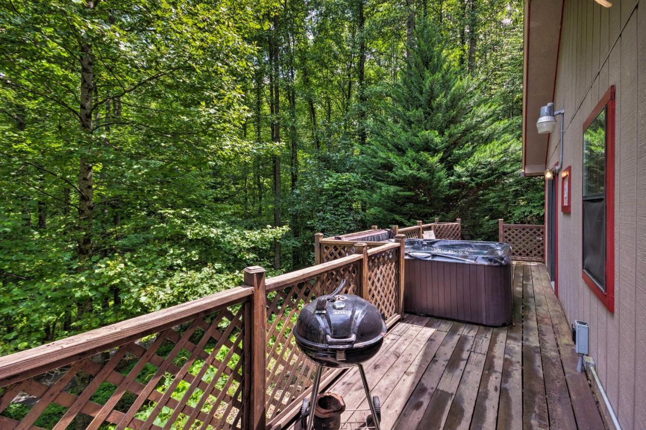 Bryson City Cabin In Smoky Mountains With Hot Tub! Eksteriør billede